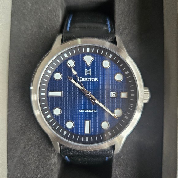 New In Box Heritor HERHS1104 Bradford Men's Automatic Watch Mens Watch - Picture 3 of 10